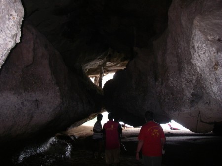Höhlendurchgang