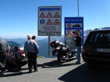 auf dem Col d Agnel