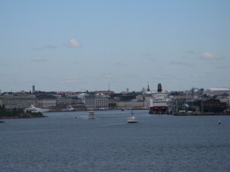 Ankunft in Helsinki