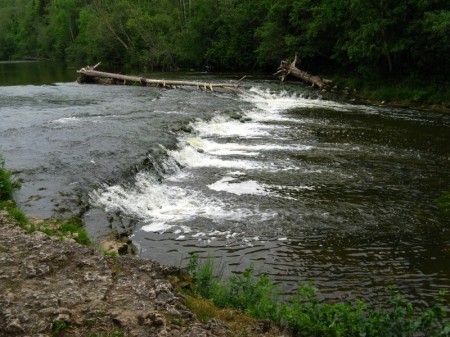 die "Rumba", wie hier ein Wasserfall genannt wird