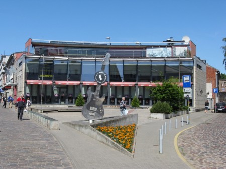 das Rockcafé am Walk of Fame von Litauen