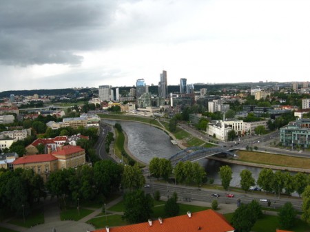 Blick über Vilnius
